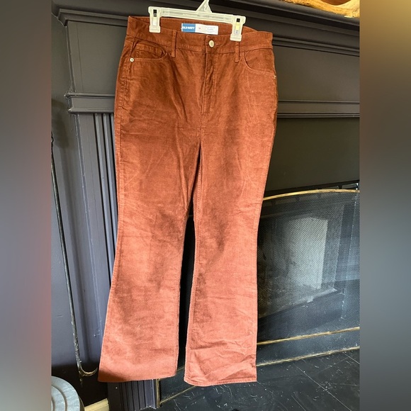 Old Navy Burnt orange Corduroy Flare Pants - Picture 1 of 2